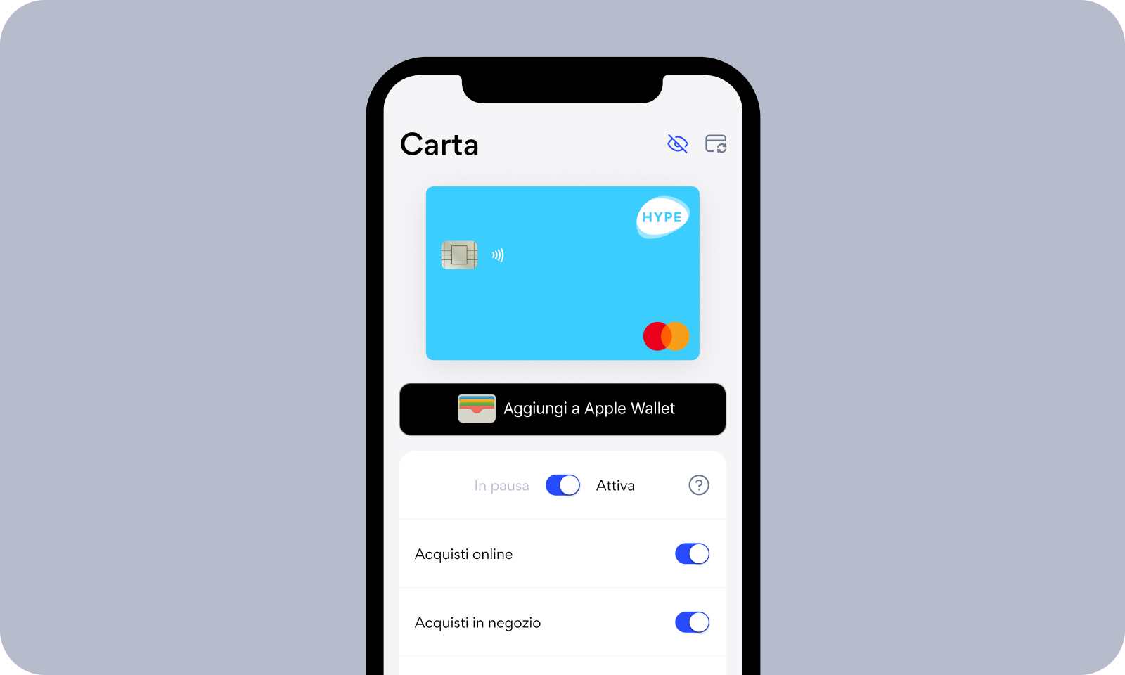 Carta clearance apple pay